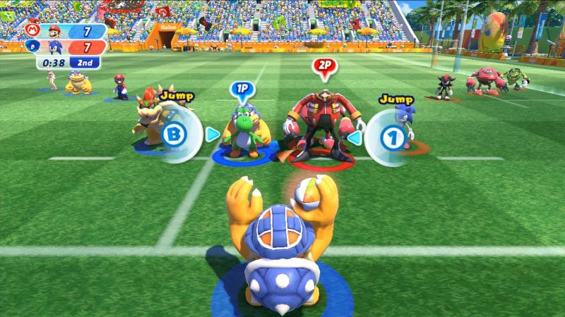 Mario & Sonic Wii U Rugby 7