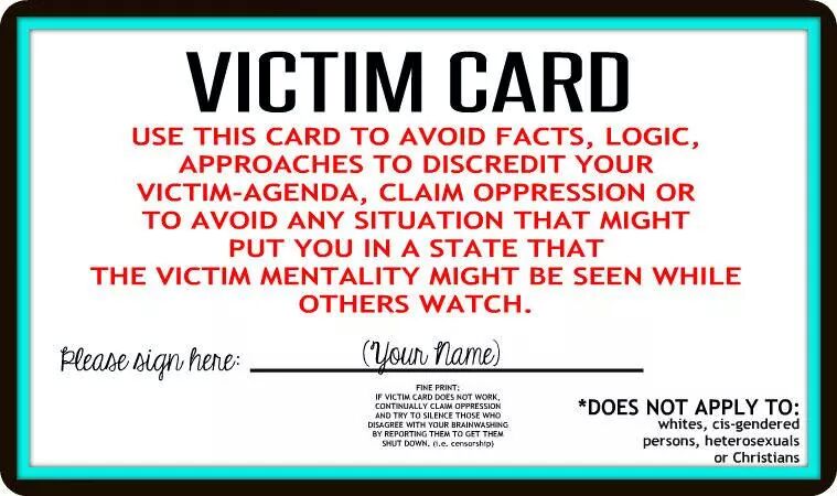 De slachtofferkaart