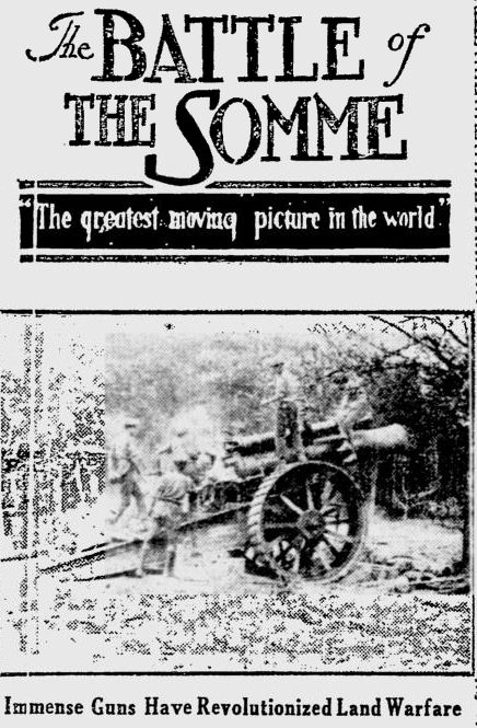 Uit The Toronto World van 12 oktober 1916