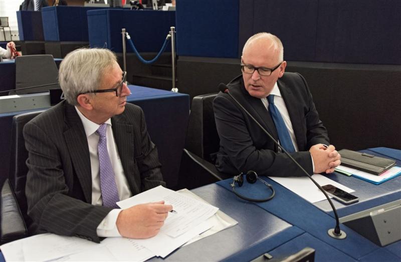 Timmermans verdedigt Juncker
