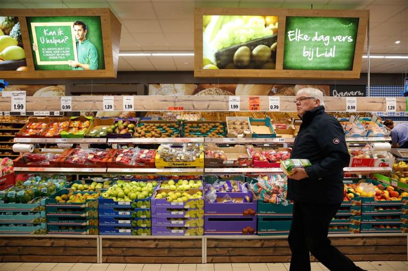 Supermarkten zien omzet licht stijgen