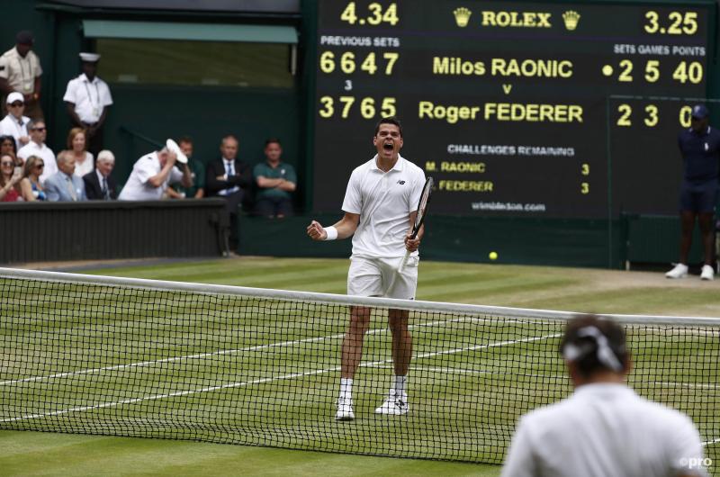 Milos Raonic boekt verrassende overwinning op Roger Federer (Pro Shots/Action Images)