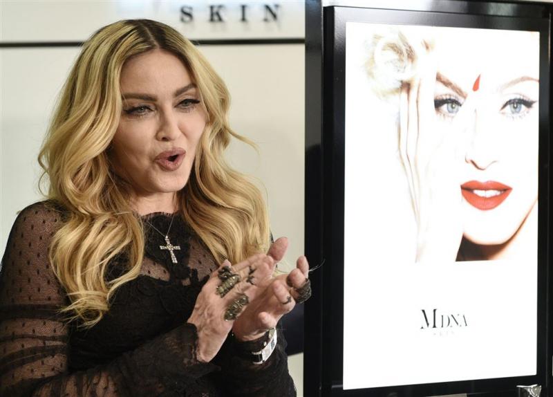 Madonna zonder handschoen door bubbeltherapie