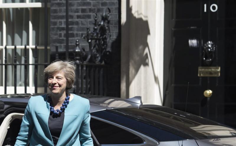 Britse premier May eist brexit-succes