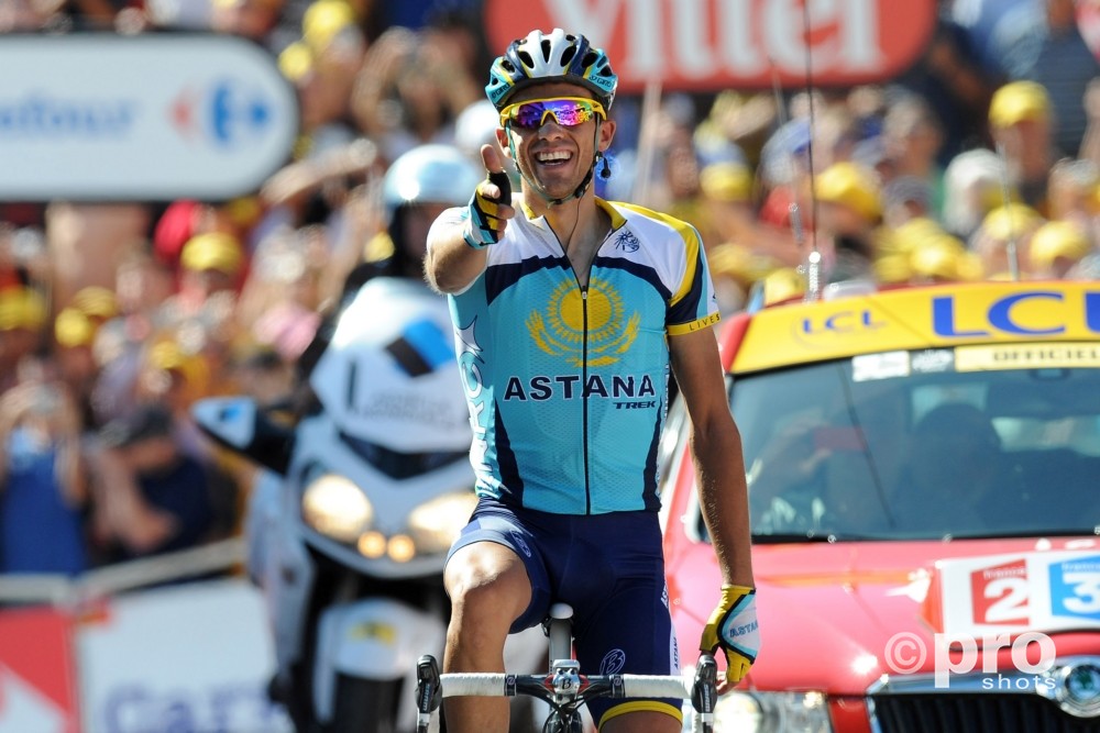 Alberto 'El Pistolero' Contador won in 2009 al een etappe in de Tour in deze omgeving (PROSHOTS/DPPI)
