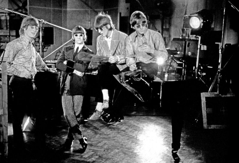 The Beatles in de studio 1