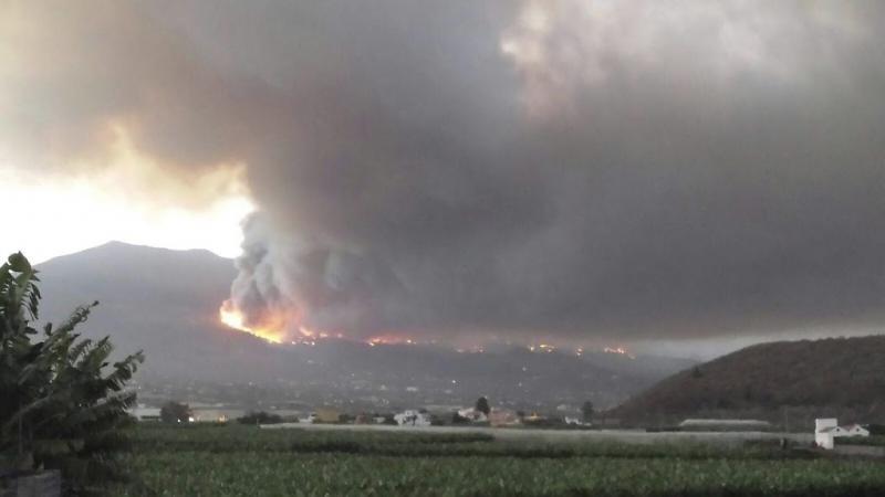 WC-papierbrand La Palma: 3600 hectare bos weg