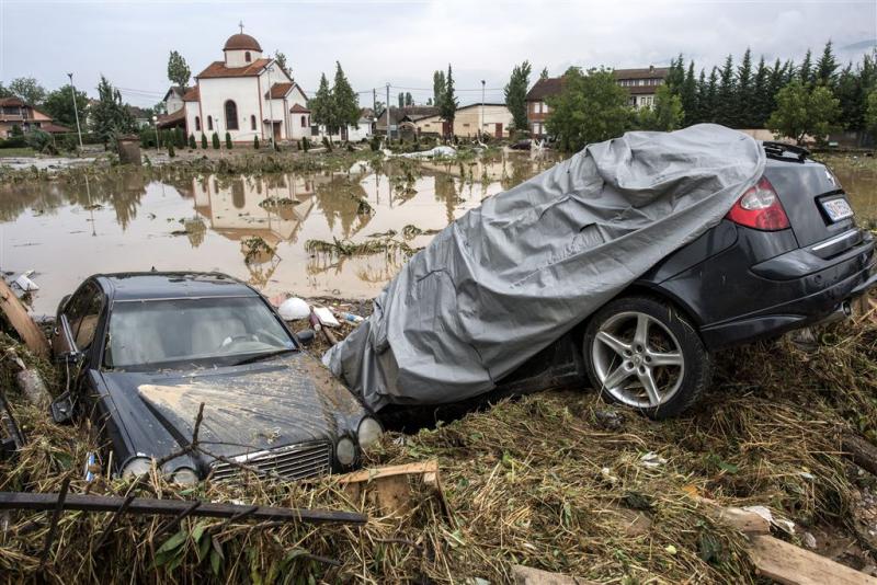 Doden door overstromingen in Macedonië