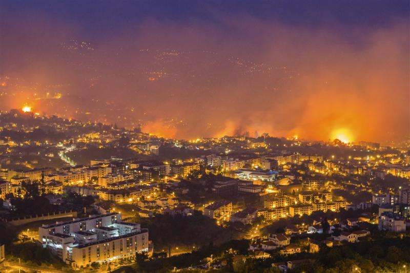 150 huizen afgebrand op Madeira