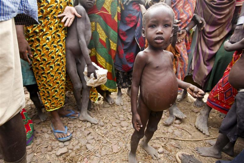 Half miljoen kinderen met honger in Afrika