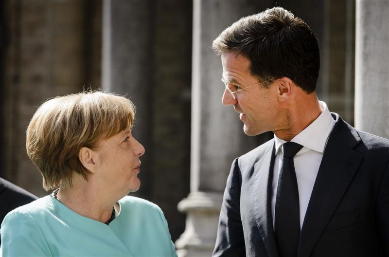 Overleg Rutte en Merkel over brexit