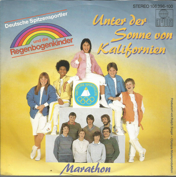 1984 - Deutsche Spitzensportler Und Die Regenbogenkinder - Unter Der Sonne Von Kalifornien