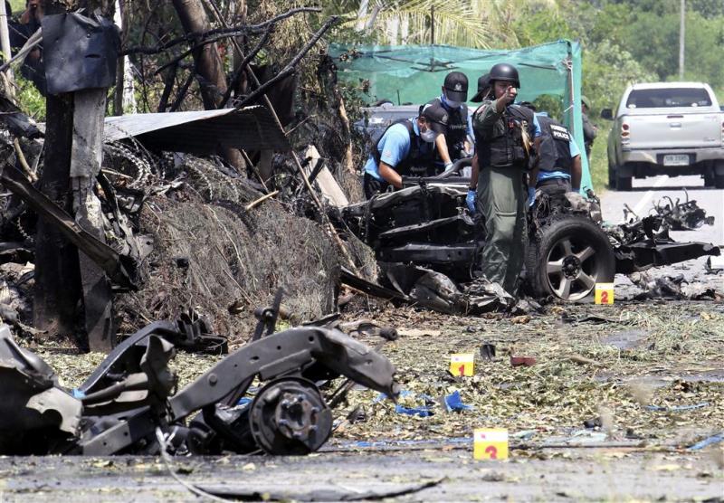 Twee bommen ontploft in zuiden Thailand