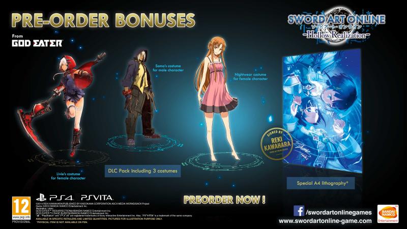 Sword Art Online Preorder bonus