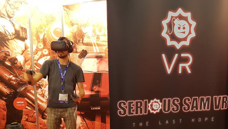 Serious Sam VR: The Last Hope - Op de beursvloer