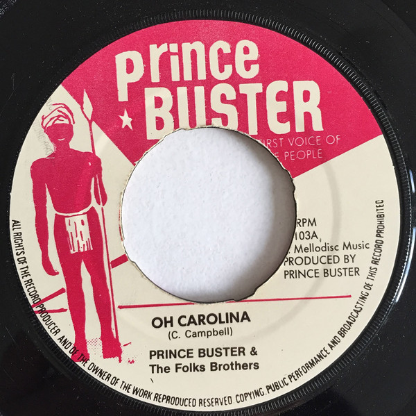 De eerste single van Prince Buster