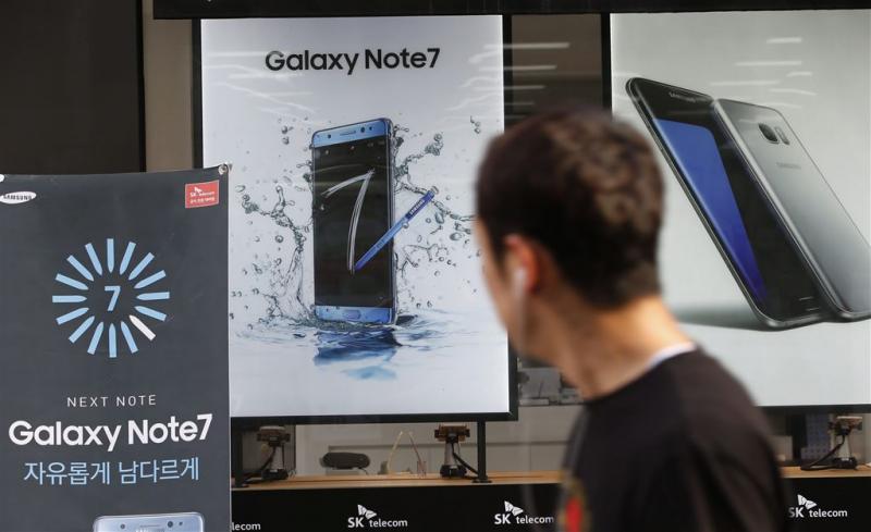 Samsung zet update in tegen defect Note 7