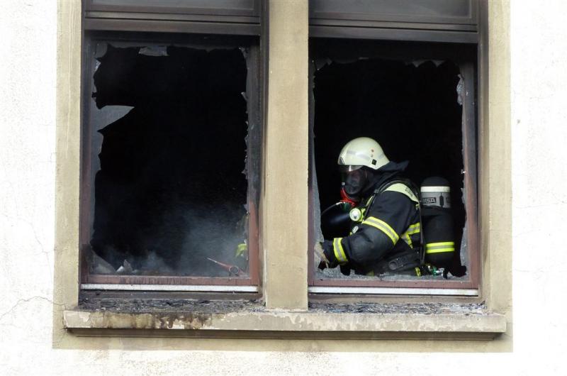Gewonden door aangestoken brand in Duits azc