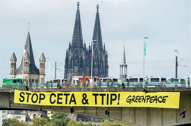 Weinig animo voor Duits protest tegen TTIP