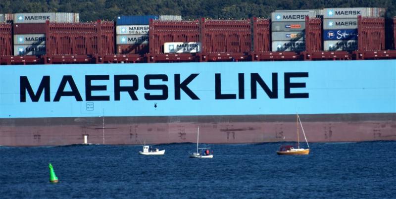 'Maersk aast op olievelden Shell'