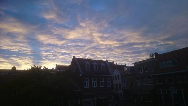 Zonsondergang vanuit Haarlem (Foto: Stephan5)