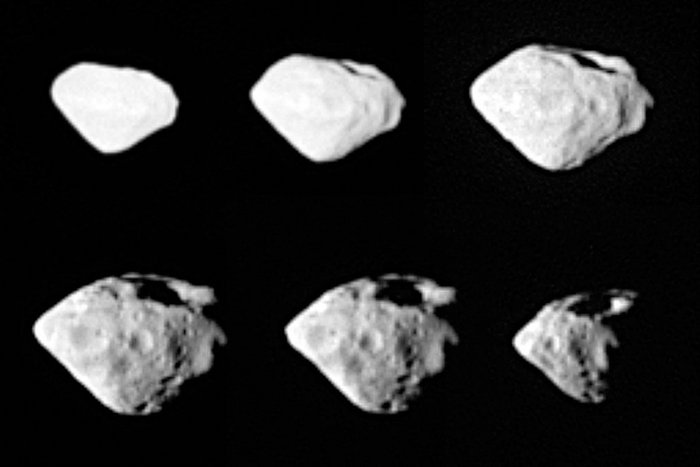 Asteroïde Steins (foto: ESA)