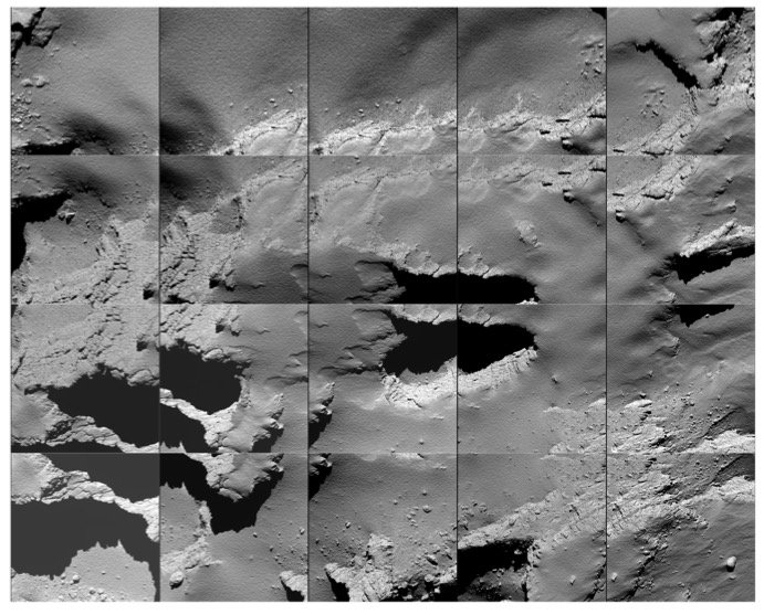 De landingsplek voor Rosetta (foto: ESA)