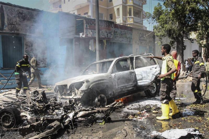 Autobom ramt restaurant in Somalië