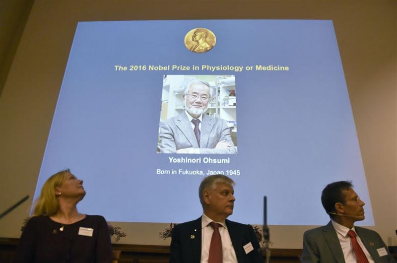 Medische Nobelprijs naar Japanner Ohsumi