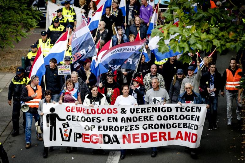 Anti-Pegida-activisten Den Haag aangehouden
