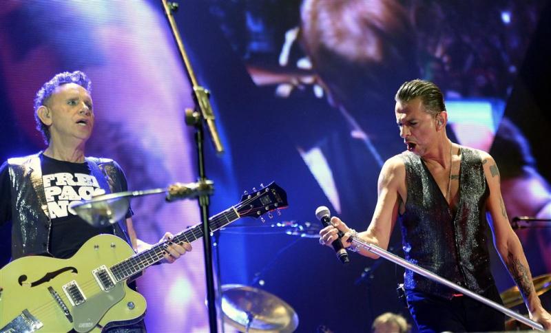 Depeche Mode voor concert naar Nederland