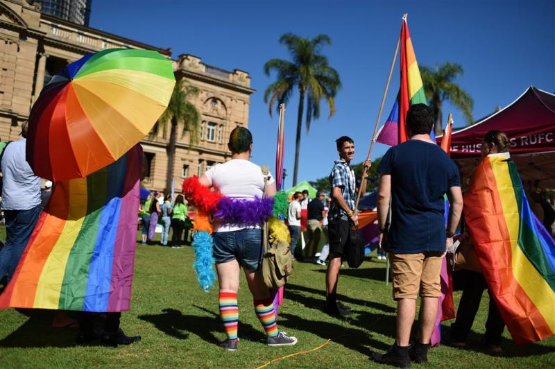Homohuwelijk Australië voorlopig van de baan
