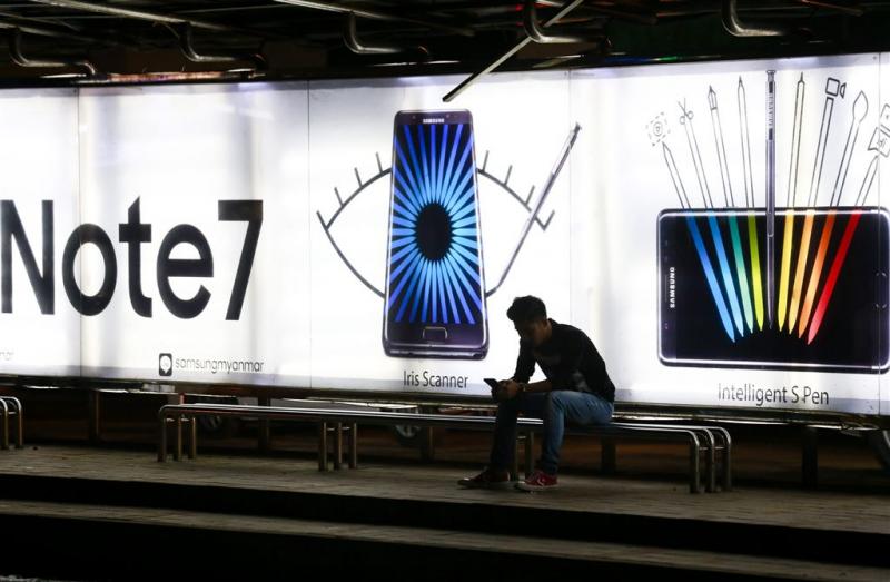 Samsung opent omruildesks Note 7 op Schiphol