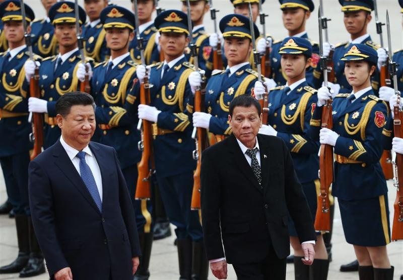 China en Filipijnen vallen elkaar in de armen