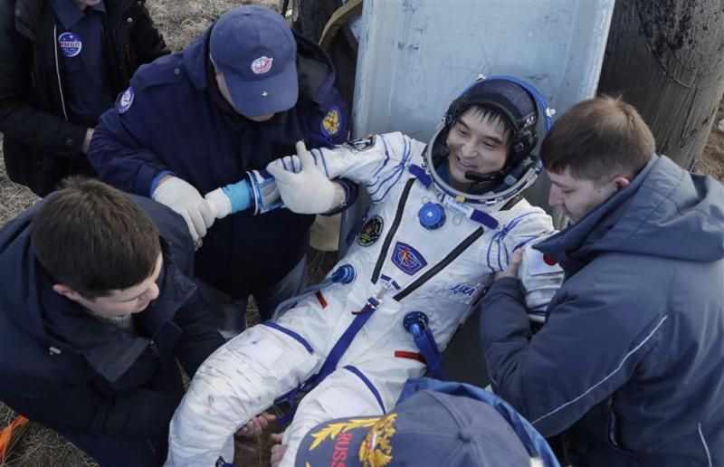 ISS-astronauten veilig terug op aarde