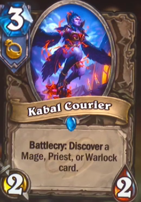 Kabal Courier Hearthstone