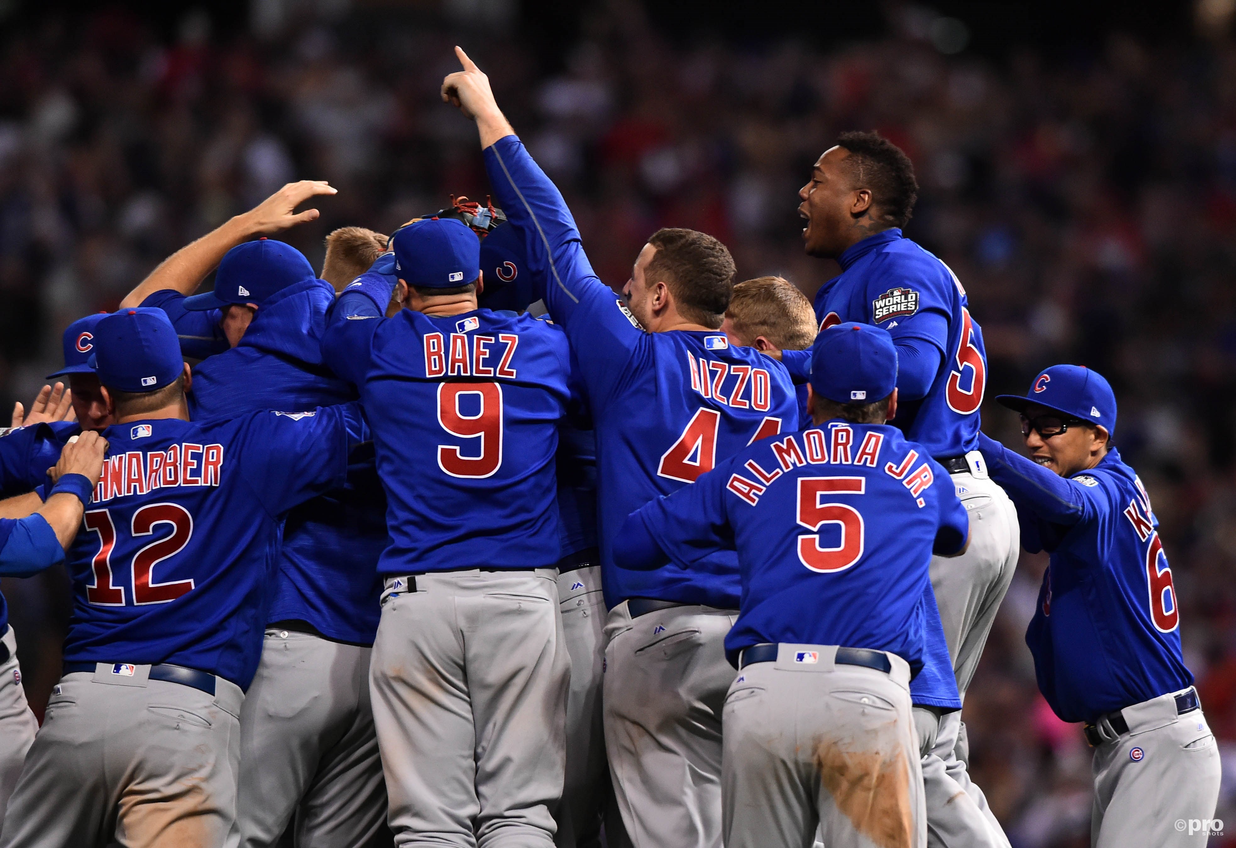 Cubs winnen de World Series. (PRO SHOTS/Action Images)