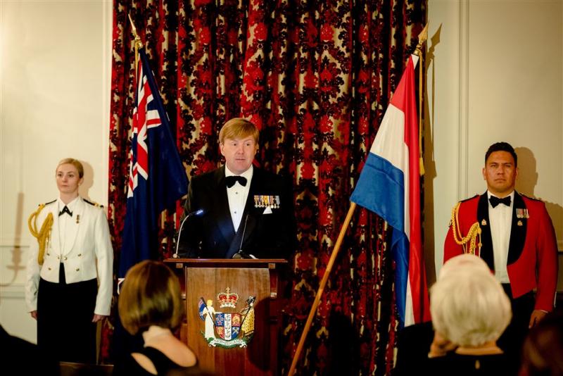 Koning dankt Nieuw-Zeeland voor steun in VN