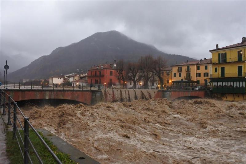Noordwest-Italië geteisterd door hevige regen