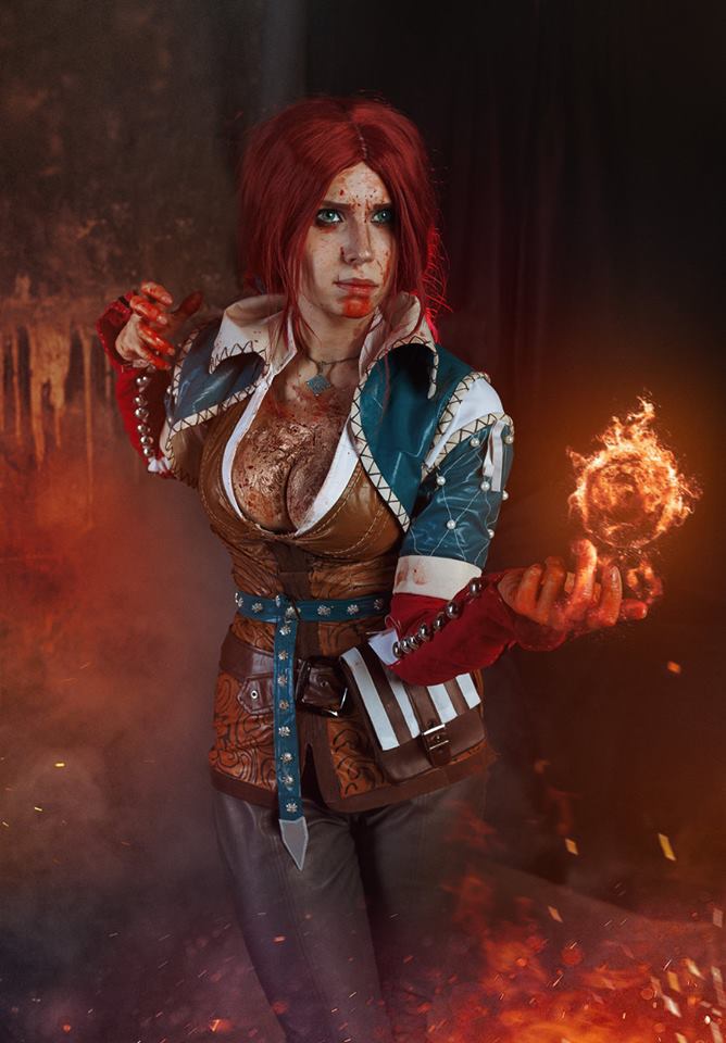 Cosplay Triss - Vuurbal