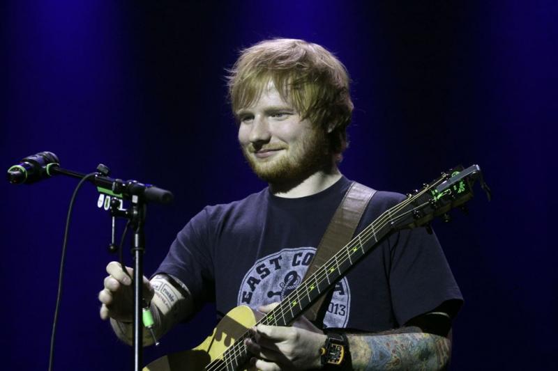 Ed Sheeran grapt over zwaardverwonding