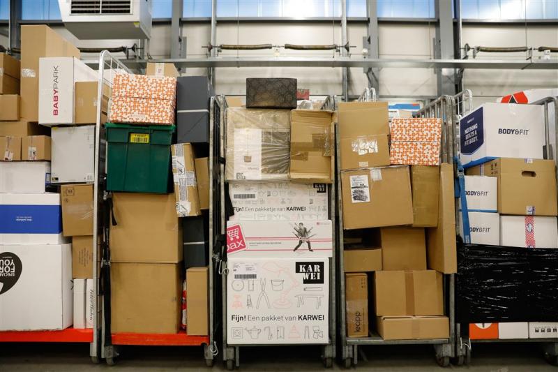 Hoogstens 40.000 pakketten PostNL vertraagd