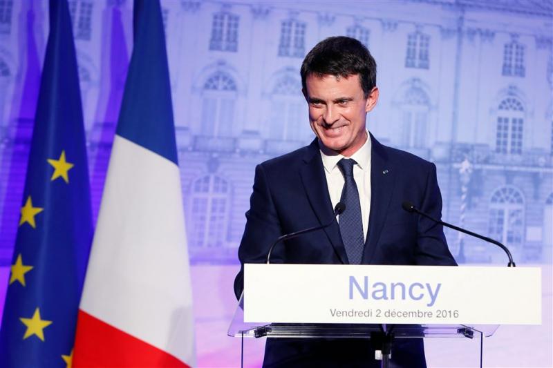 'Premier Valls dingt naar presidentschap'