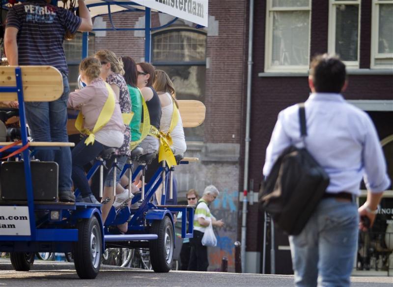 Bierfiets mag blijven in centrum Amsterdam