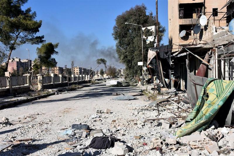 'Oude centrum Aleppo in handen Syrisch leger'
