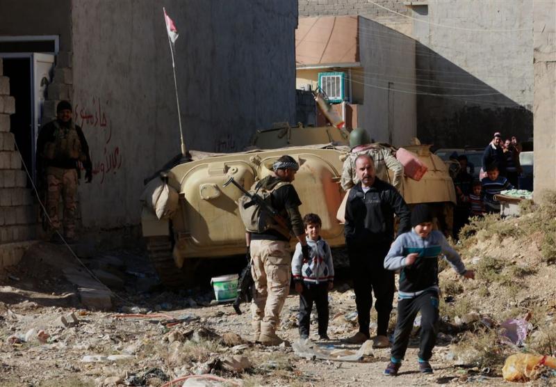 Chaos bij uitdelen voedsel in Mosul