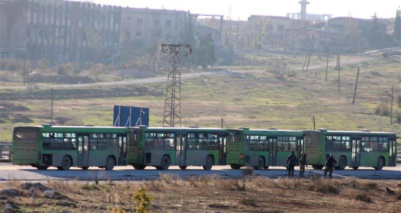Evacuatie uit Oost-Aleppo stopgezet