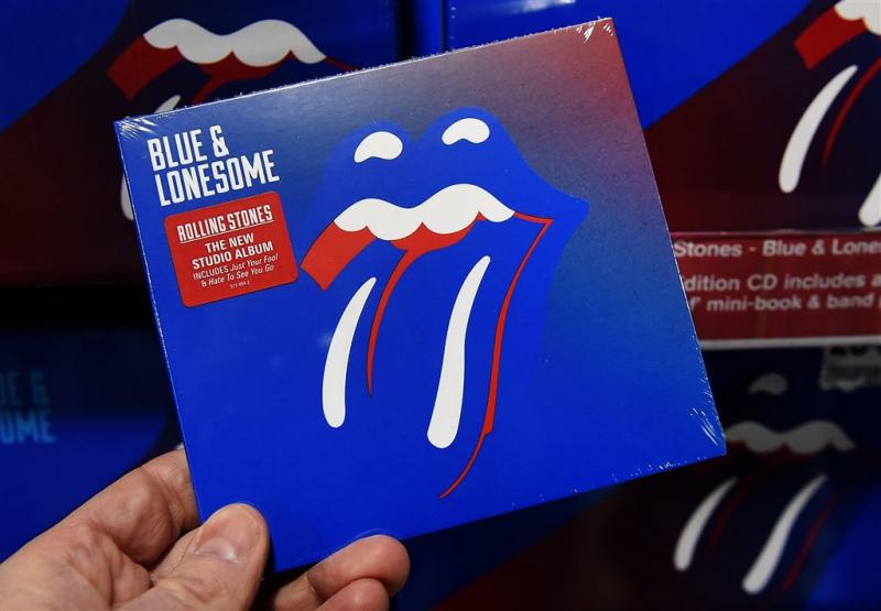 Rolling Stones nog steeds aan top Albumlijst