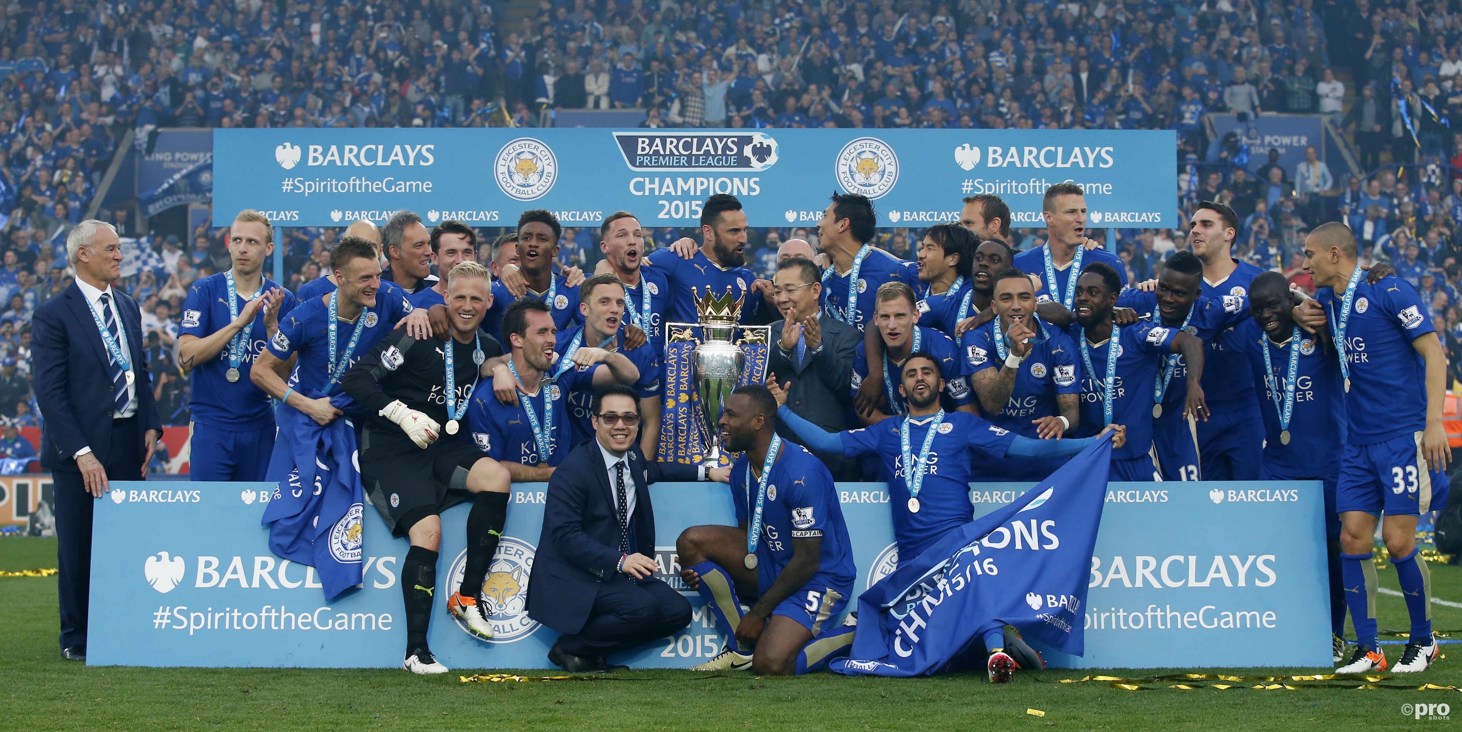 Leicester City viert de titel (Pro Shots / Action Images)