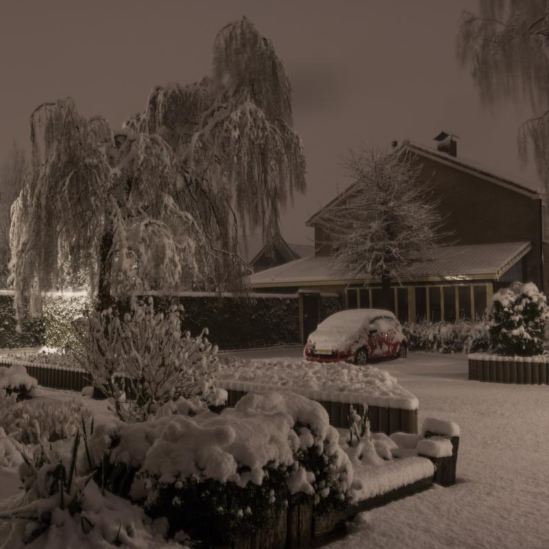 Sneeuw in Twente (Foto: Dennistd)